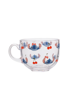 George Home Stitch Pink Cappuccino Mug