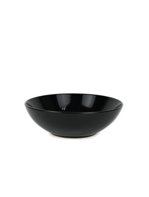 George Home Solid Black Cereal Bowl