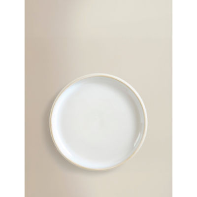 George Home White Reactive Glaze Dinner Plate