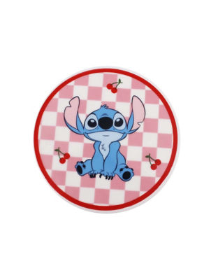 George Home Stitch Pink Coaster