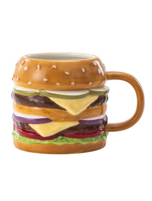 George Home Burger Shaped Mug