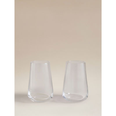George Home Clear Hiball Glass - Set of 2