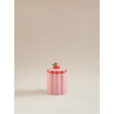 George Home Red Strawberry Trinket Pot