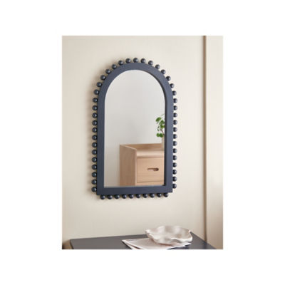 George Home Navy Bobble Mirror