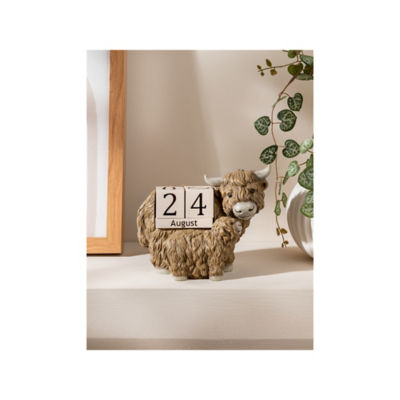 George Home Brown Highland Cow Calendar