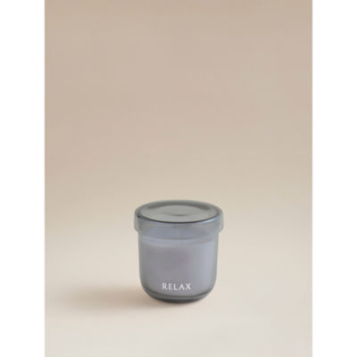 George Home Grey Wellness Relax Glass Lid Candle