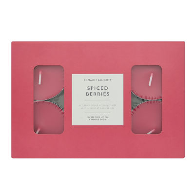 ASDA George Home Spiced Berries Maxi Tealights