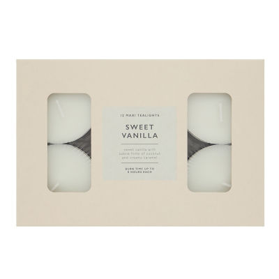 ASDA George Home Sweet Vanilla Maxi Tealights