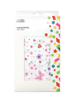 George Home Tablecover Rose Gold Hearts