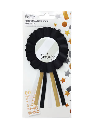George Home Premium Personalisable Rosette Badge