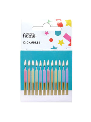George Home Ombre Dip Candles 12Pk