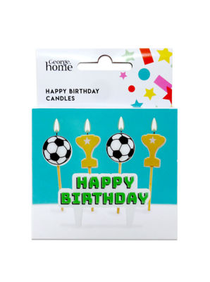 George Home Football Pick Candles 5Pk