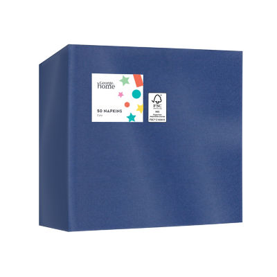 George Home Light Blue 2-Ply Paper Napkins