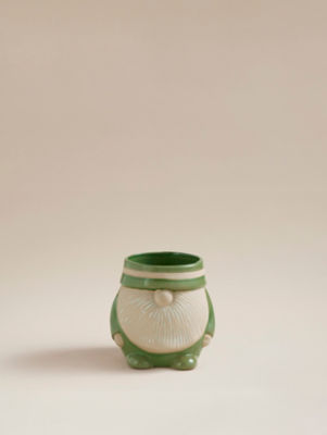 George Home Gnome Shaped Plant Pot - Green
