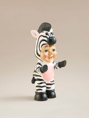 George Home Zebra Gnoah Gnome 10.5x10x25.5cm