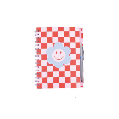 ASDA Lucky Charm Spiral A5 Notebook & Sticky Notes Pen Set