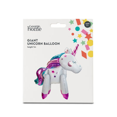George Home Giant Unicorn Foil Balloon
