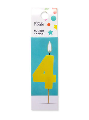 George Home Number Candle 4