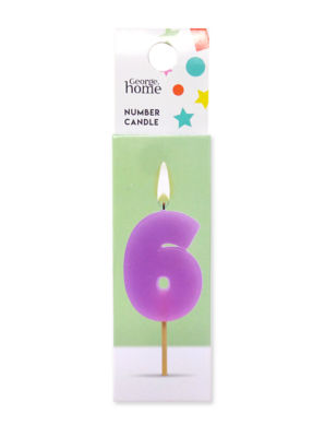 George Home Number Candle 6