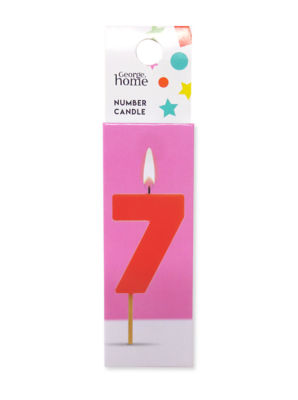 George Home Number Candle 7