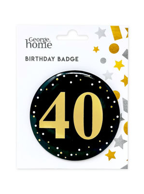 George Home Badge 40