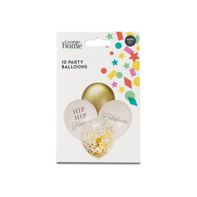 George Home George Home Gold Confetti Balloons
