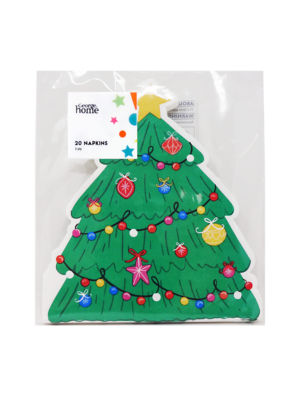 ASDA Christmas Tree Napkins