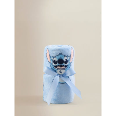 Disney Lilo & Stitch Blue Fleece Blanket - 120cm x 150cm