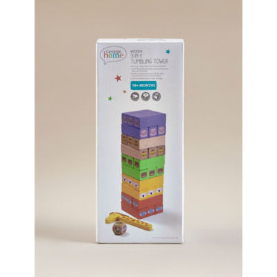 Tower Multi Hapello Little Worlds Wooden Tumbling - Image 2