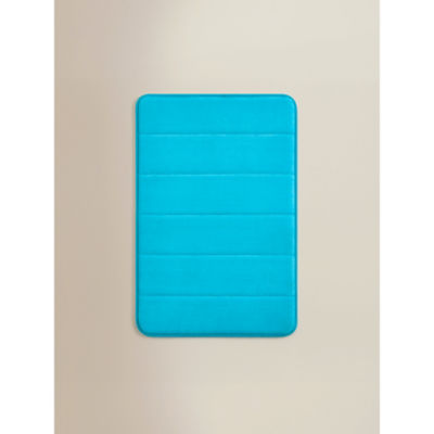 George Home Turquoise Memory Foam Bath Mat