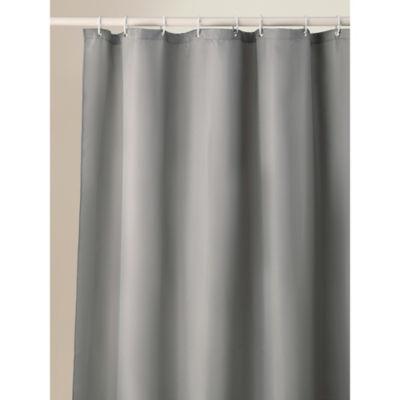 George Home Grey Textured Waffle Shower Curtain