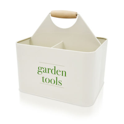 ASDA Cream Decorative Garden Caddy