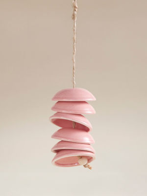 George Home Pink Windchime 7.3x7.3x30cm