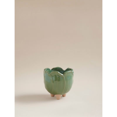 George Home Green Cabbage Planter