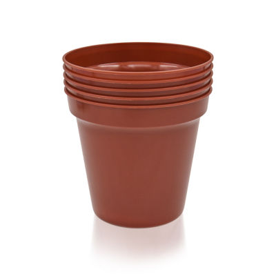 ASDA Large Plastic Pots 5 Pack