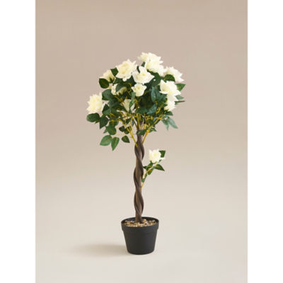 ASDA Artificial White Rose Tree