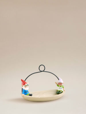 George Home Grandparents Bird Feeder Gnome 22.5x11x15.5cm