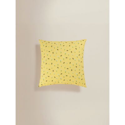 George Home Yellow Outdoor Bees Cushion