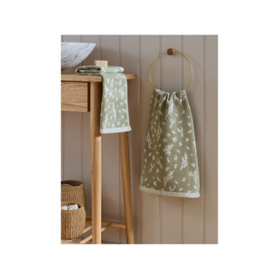 Stacey Solomon Green Spring Guest Towels - Set of 2
