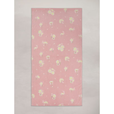 Stacey Solomon Pink Printed Cotton Beach Towel