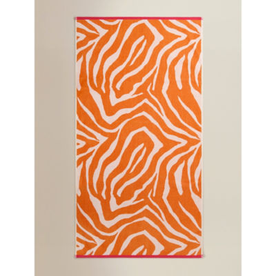 George Home Zebra Print Design Cotton Beach Towel