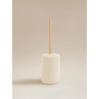 George Home Natural Sandstone Ribbed Toilet Brush