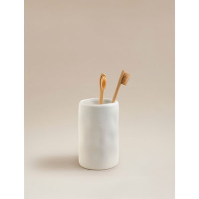 George Home White Sanctuary Dimple Stoneware Tumbler