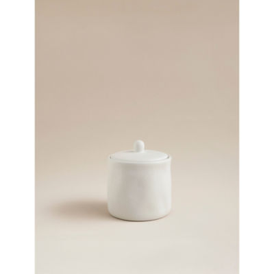 George Home White Sanctuary Dimple Stoneware Lidded Pot