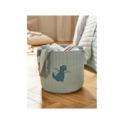 Stacey Solomon Green Dragon Quilted Storage Basket
