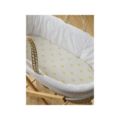 Stacey Solomon White & Yellow Duck Cotton Fitted Sheet - Set of 2