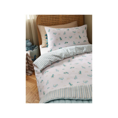 Stacey Solomon Green Dragon Cotton Reversible Duvet Set