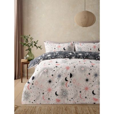 George Home Pretty Celestial Reversible Duvet Set - Double