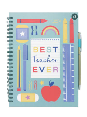 George Home Thankyou Teacher Notebook