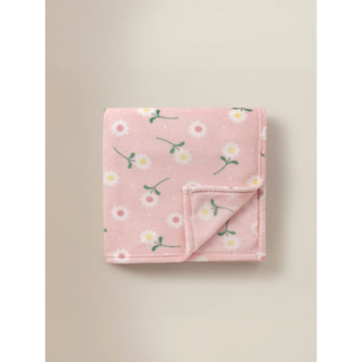 George Home Daisy Fleece Blanket - 120cm x 150cm
